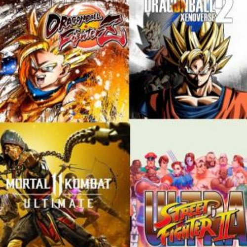 Includi 1000 giochi di combattimento come Dragon Ball, Mortal Kombat, Street Fighter?